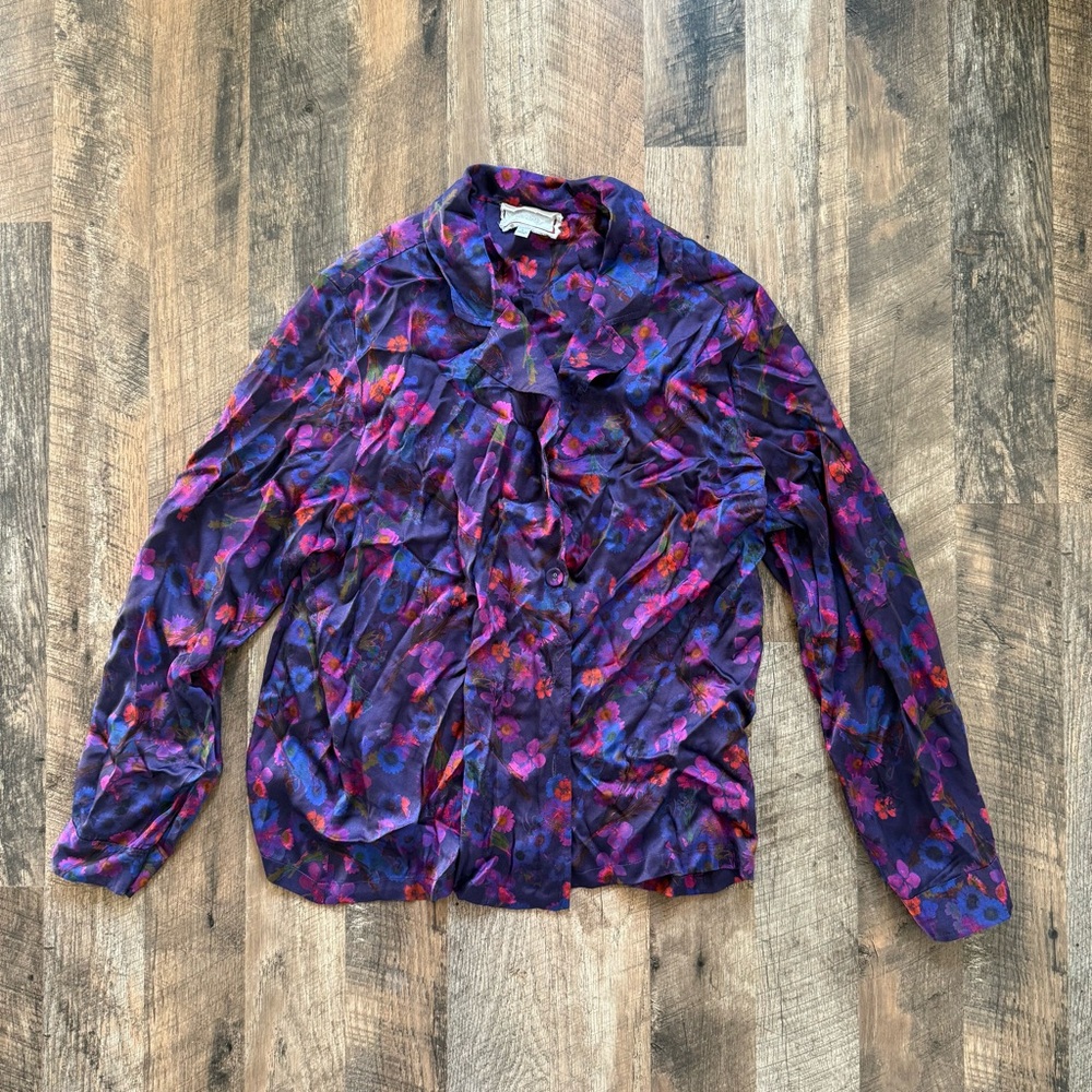 Johnny Was Floral Blouse